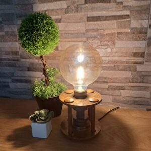 Flange Industrial Table Lamp